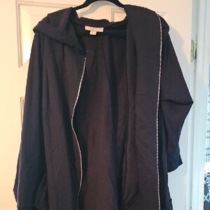 Woman Within Navy Utility Jacket